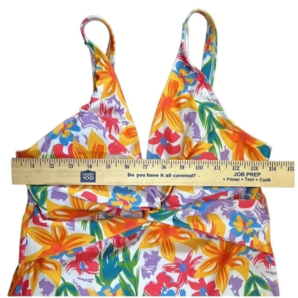 Mom Approved Floral One Piece Swimsuit Medium